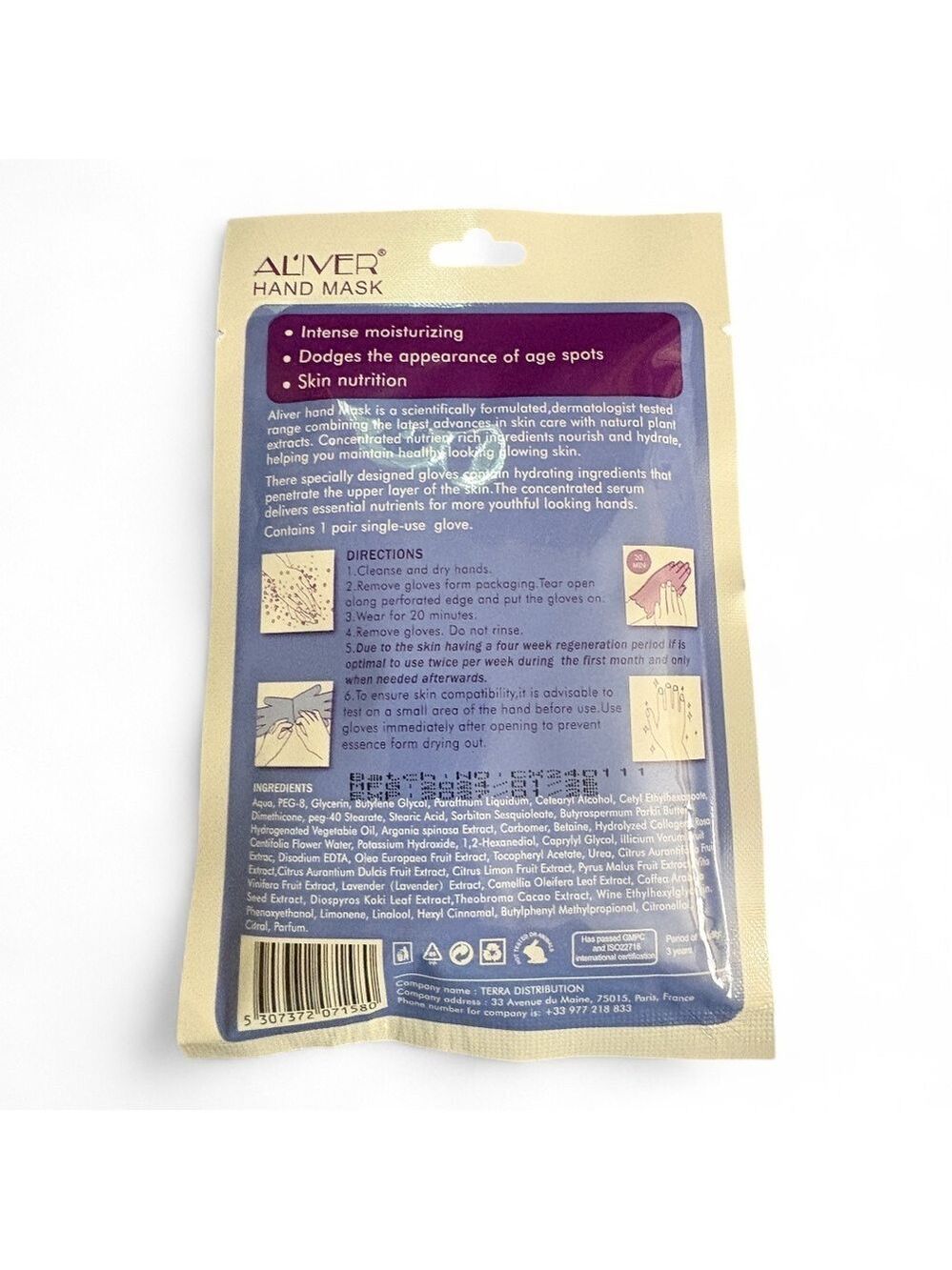 AL’IVER Anti-Aging Hand Repair Collagen Infused Gloves Set of 3 NIP - Picture 2 of 2